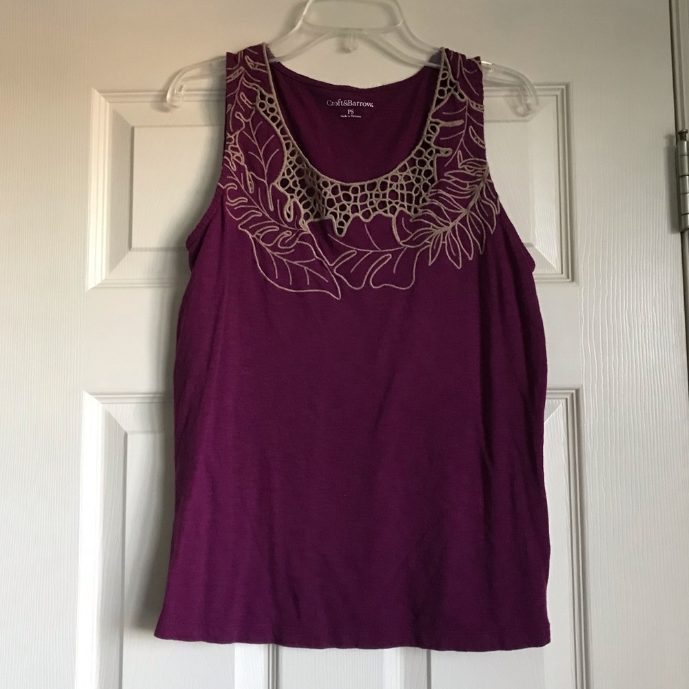 Croft & Barrow Cutout Tank